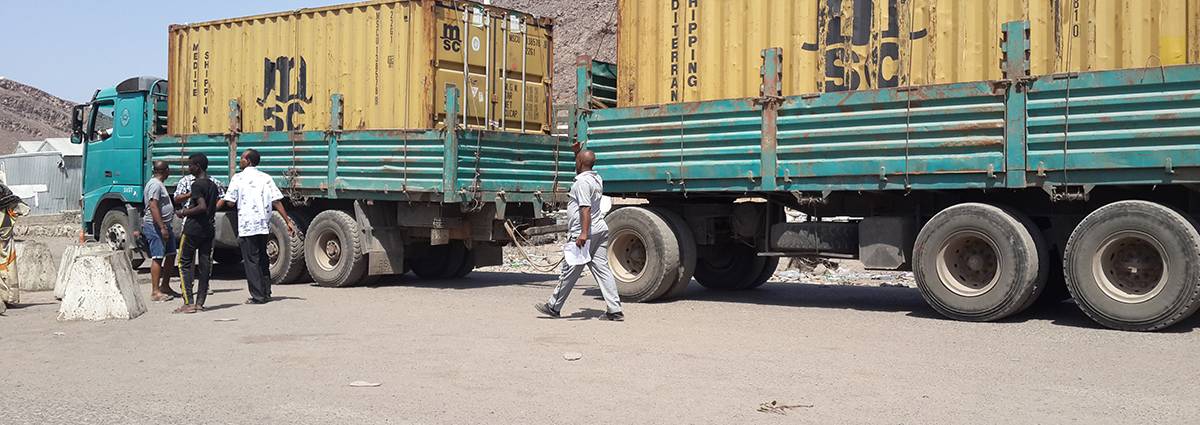Truck inspection Galafi border 2017